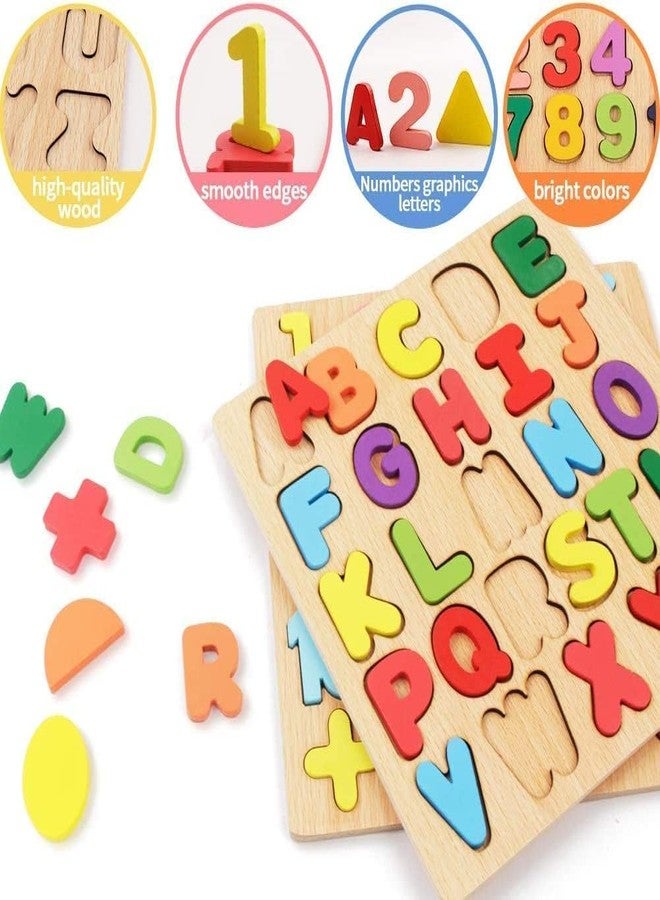 Finalize Wooden Learning Educational ABCD Board for Kids, Activity Toys for Toddlers & Preschoolers | ABCD Puzzle Set | Puzzle Toys for 2 Years Old Boys & Girls-Alphabets,Numbers,Shapes&Puzzles - Image 5